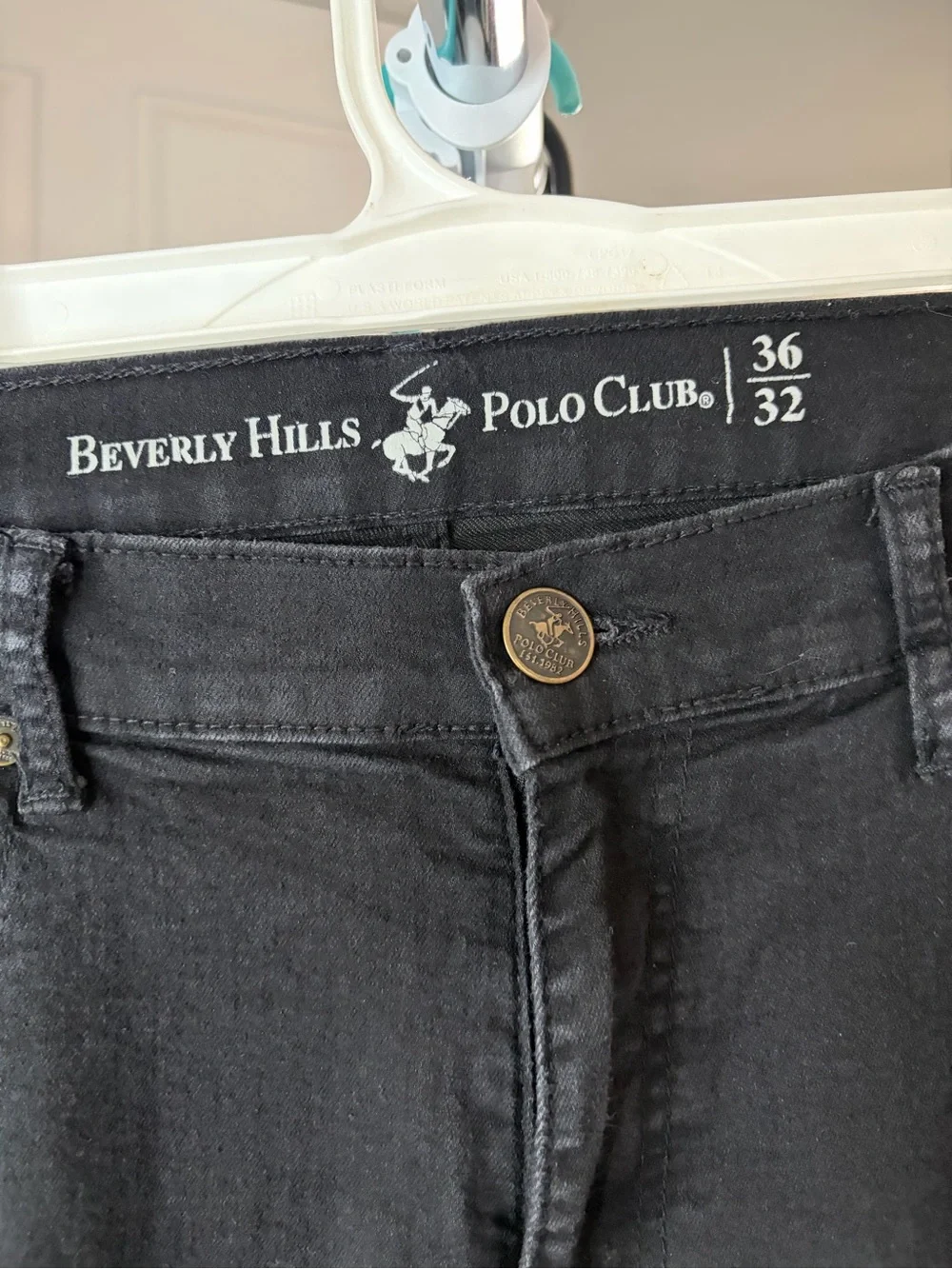 Beverly Hills Polo Club Black Slim Straight Men’s Jeans